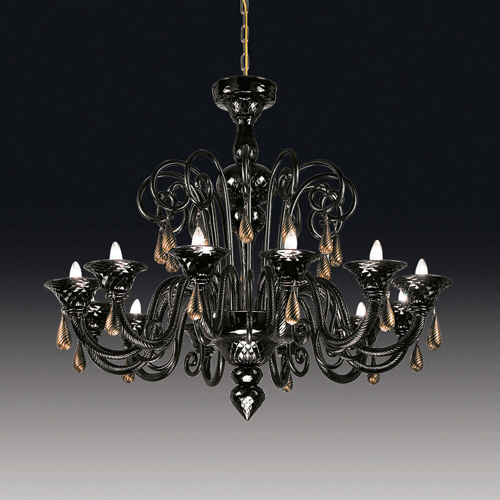 Nuvola 12 Lights Chandelier- Murano Glass Lighting